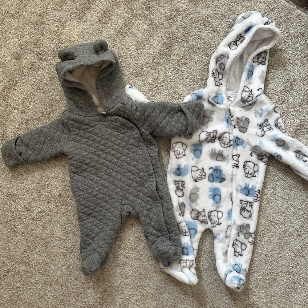 Cozy and Cute Baby Bear Onesie like new